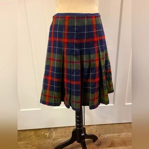 J Crew Wool Plaid Skirt